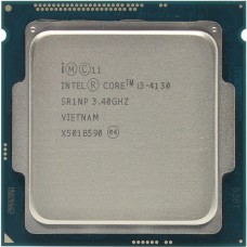 Процессор Intel Core i3-4130, 3 МБ кэш-памяти, 3.40 ГГц, Б/У