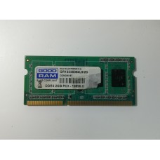 Оперативная память SO-DIMM DDR3 2GB Goodram 256x8 PC3-10600 1333MHz GR1333S364L9-2G CL9, Б/У