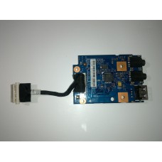 Плата USB, кардридер, аудио (2 разъема) и шлейф к Lenovo IdeaPad V570c, Б/У